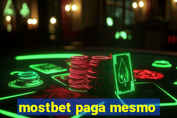 mostbet paga mesmo